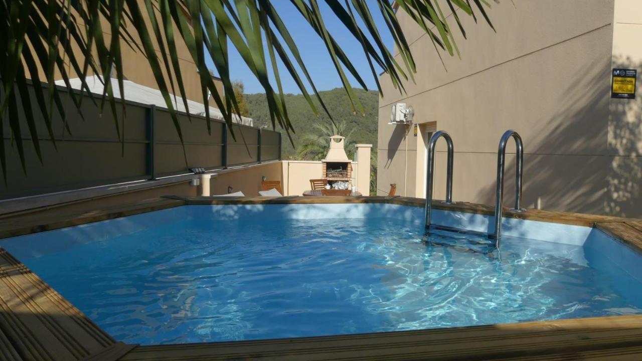 Raco Del Garraf Ca La Matilde House Bbq And Pool Olivella Exterior foto